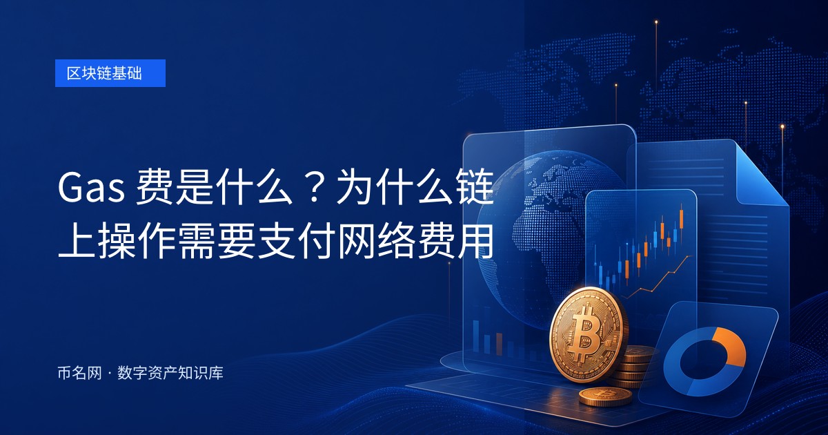 Gas 费是什么?为什么链上操作需要支付网络费用