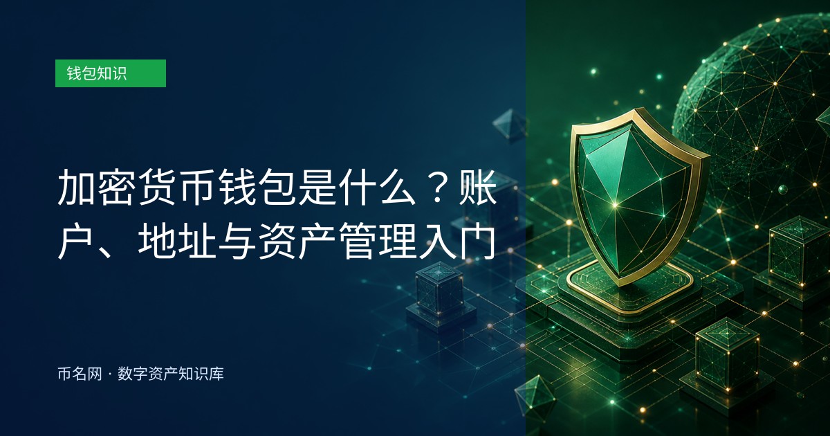加密货币钱包是什么?账户、地址与资产管理入门