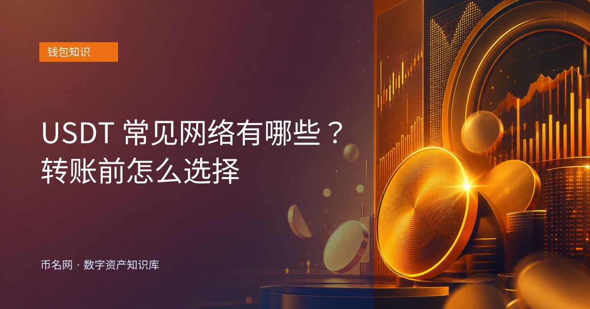 USDT 常见网络有哪些?转账前怎么选择